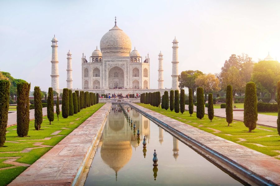 India Taj Mahal UNESCO werelderfgoed monument van de liefde
