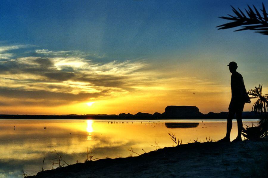 Egypte Siwa Oasis zonsondergang 2