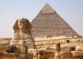 Piramides van Giza met Sphinx