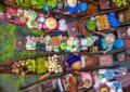 Thailand drijvende markt