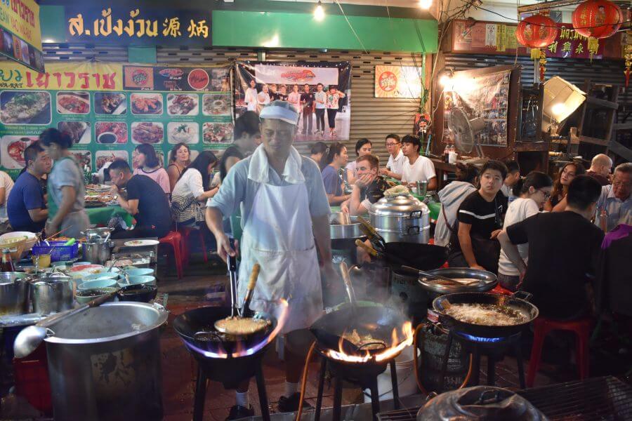 Thailand Bangkok Chinatown streetfood markt